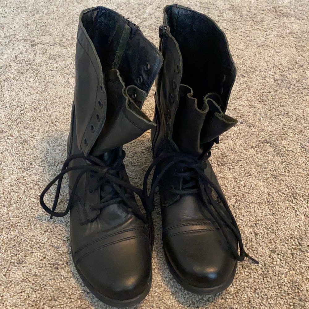 Steve Madden combat boots